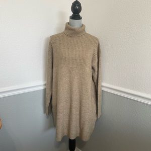 Topshop turtleneck sweater dress